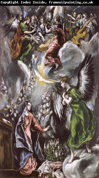 El Greco The Annuciation